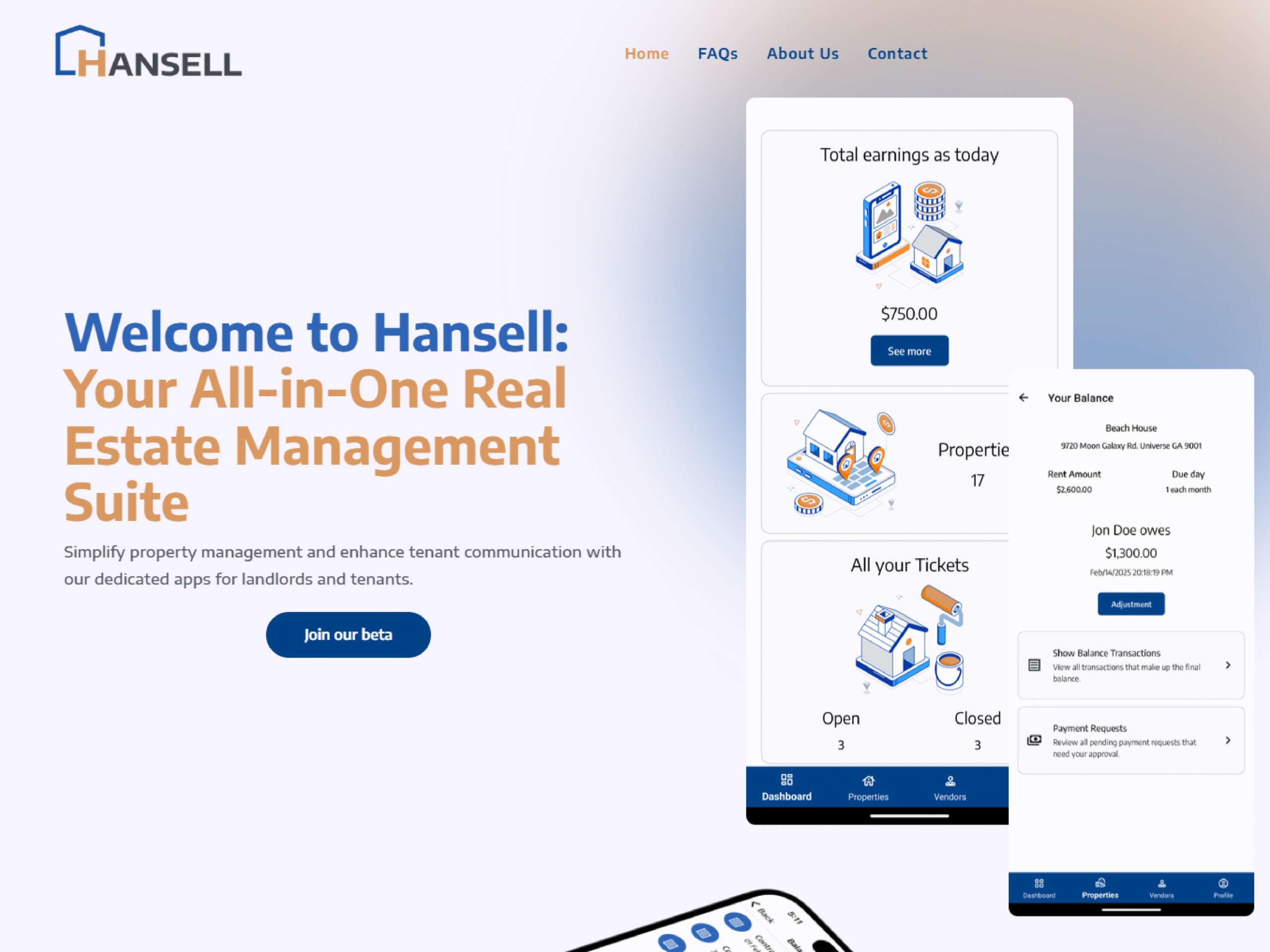 Hansell App Site